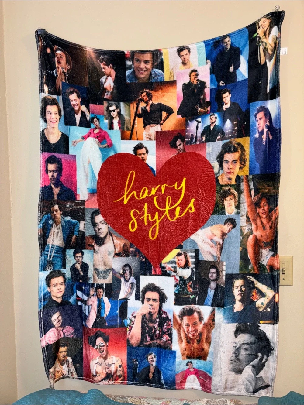 Harry Styles Throw Blanket
